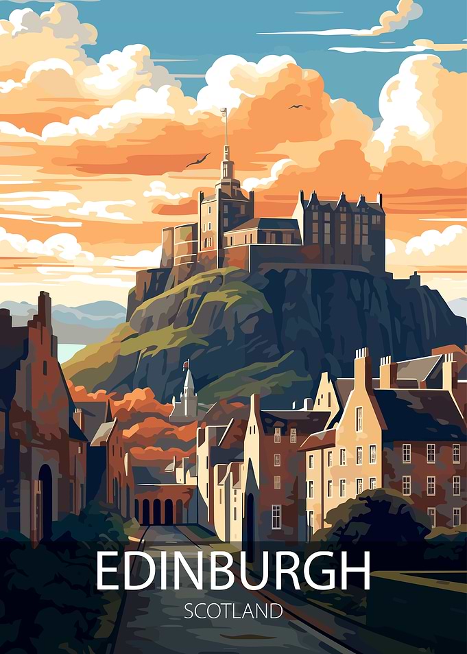 Edinburgh Castle & Cityscape
