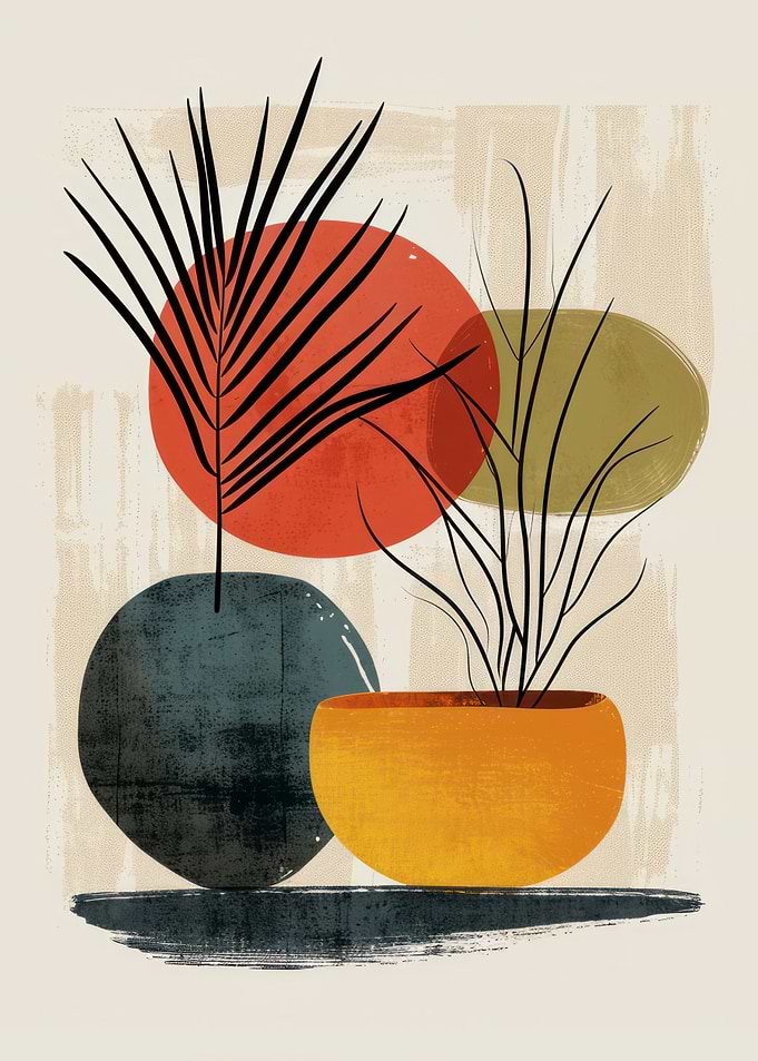 Abstract Plant Art