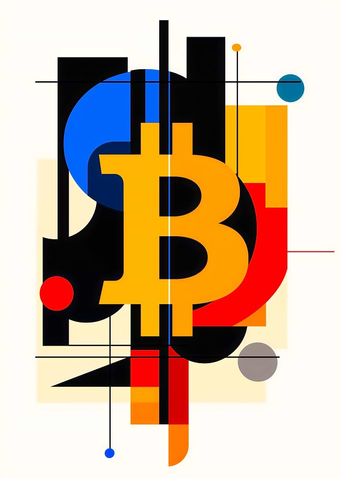 Bitcoin Symbol Art