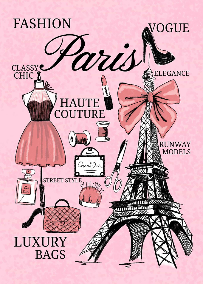 Parisian Fashion Illustration