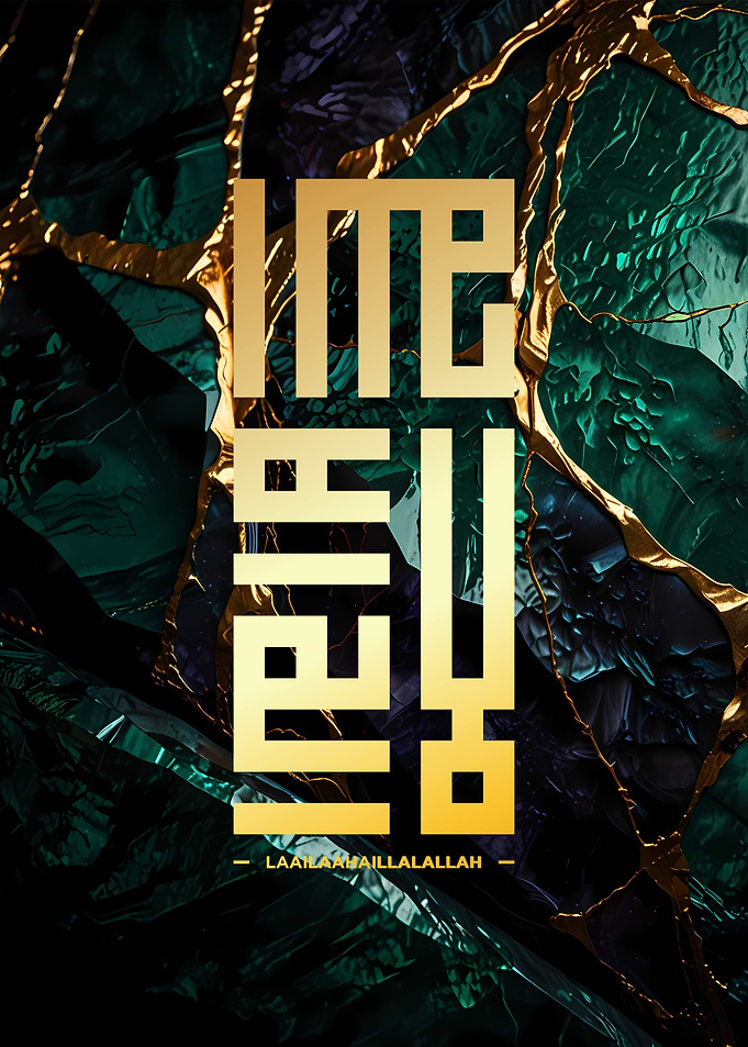 lailahaillallah Calligraphy Art