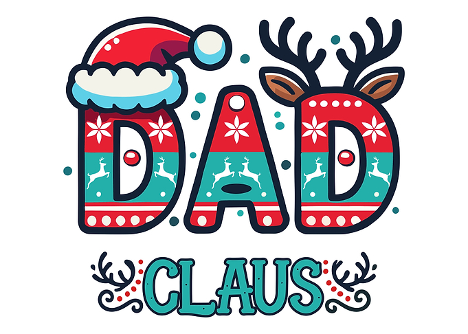 Dad Claus Christmas Design