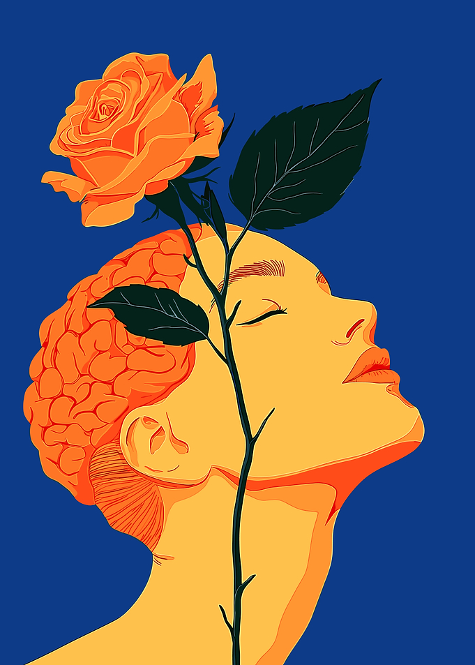 Rose and Woman
