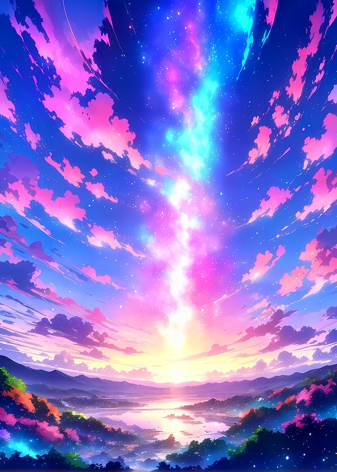 Magical Sunset Landscape