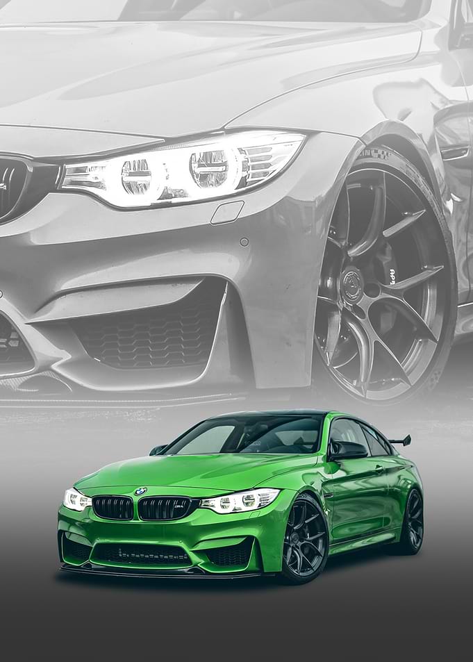 BMW M4 green
