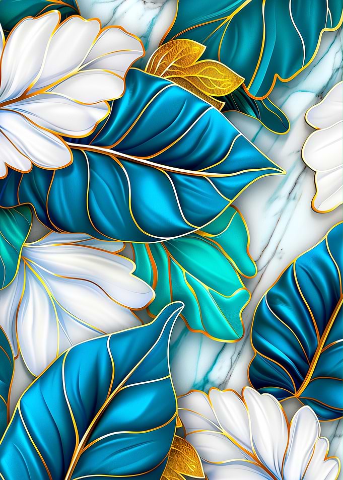 Gold Leaf Pattern