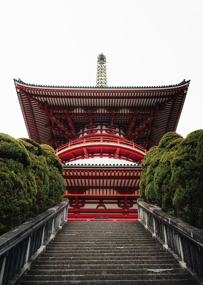 Japanese Pagoda Steps