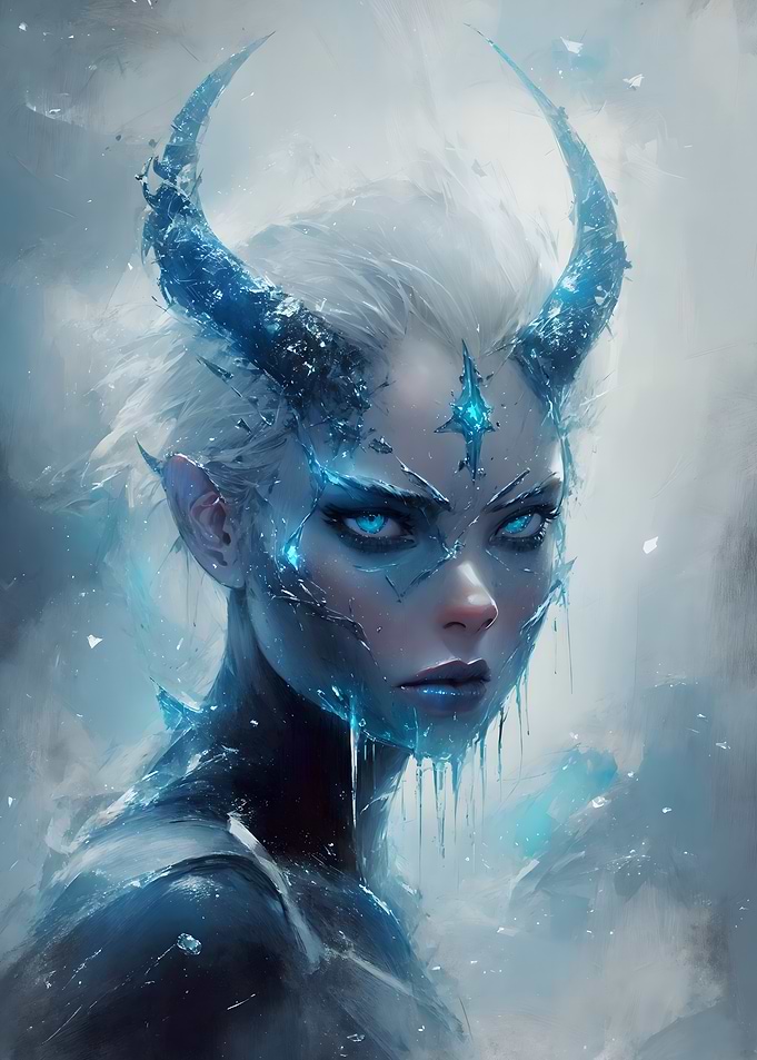 Ice Queen Portrait