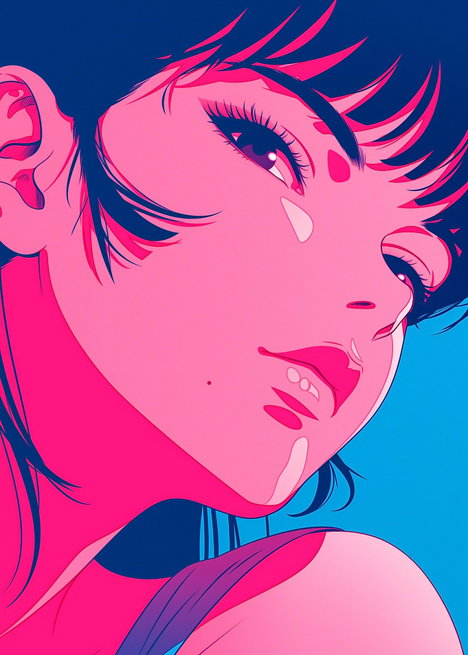 Anime Girl Portrait