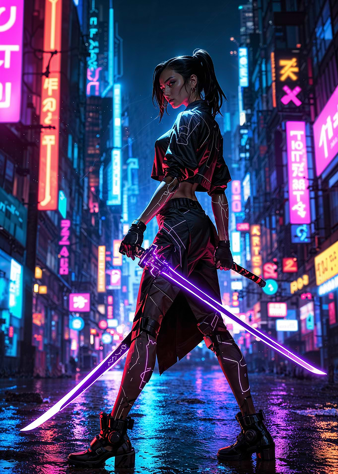 Cyberpunk Warrior