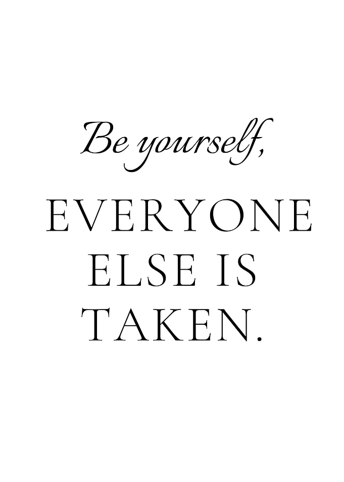 Be Yourself Quote