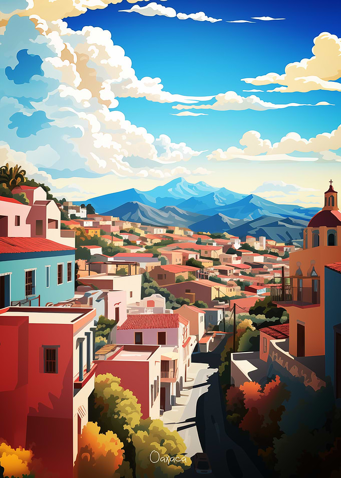 Oaxaca Oil Painting