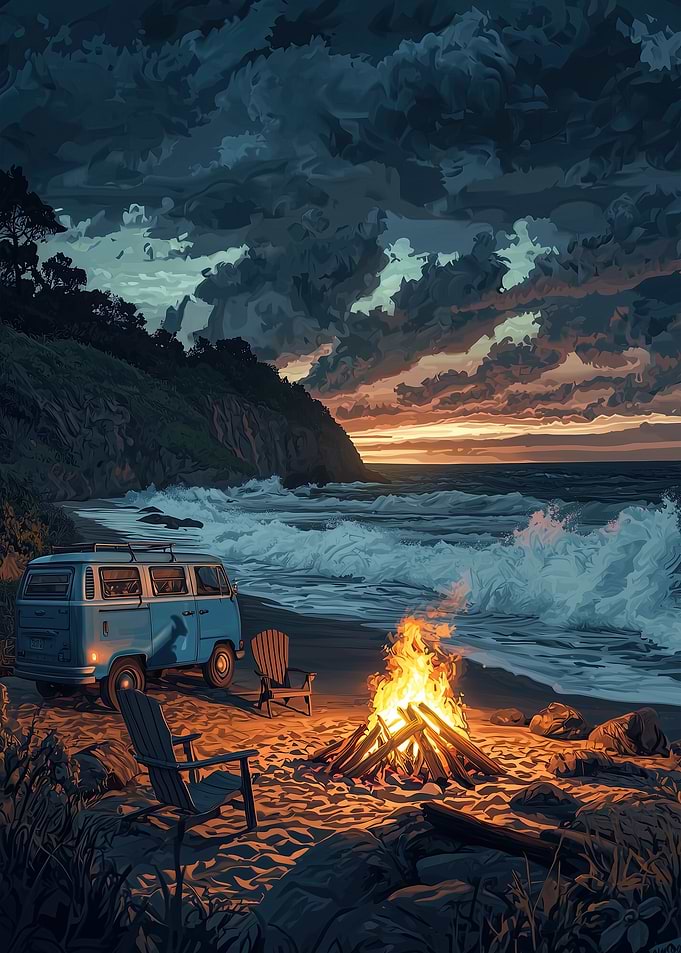 Beach Vibes and Campfire Nights