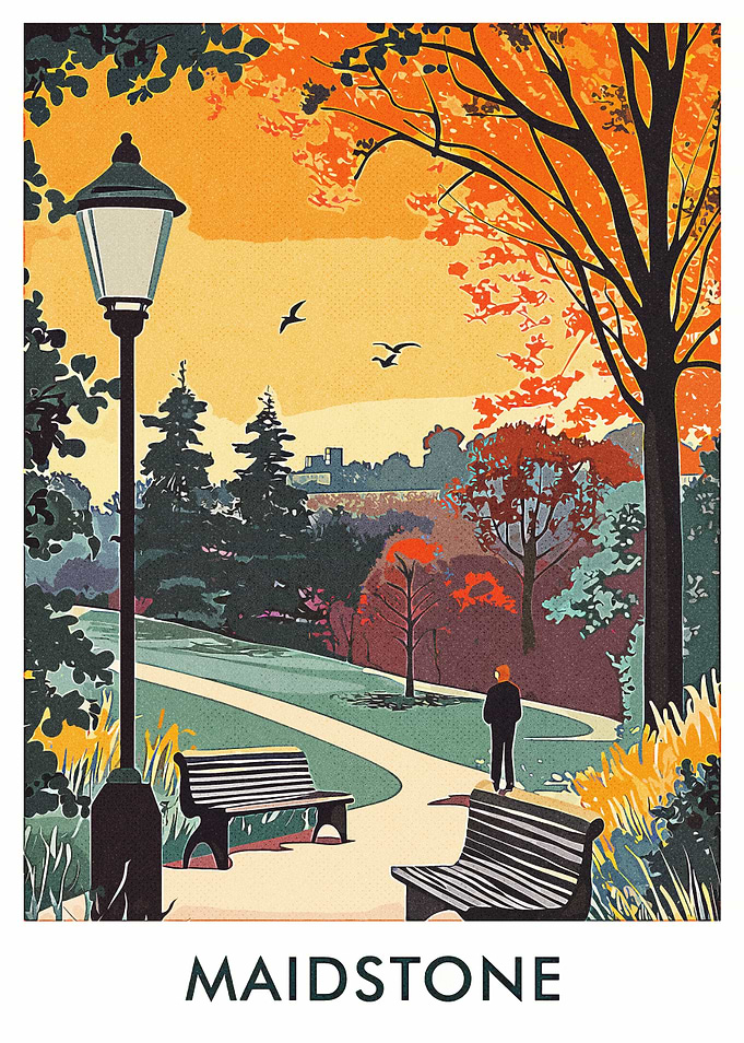 Maidstone Park Illustration