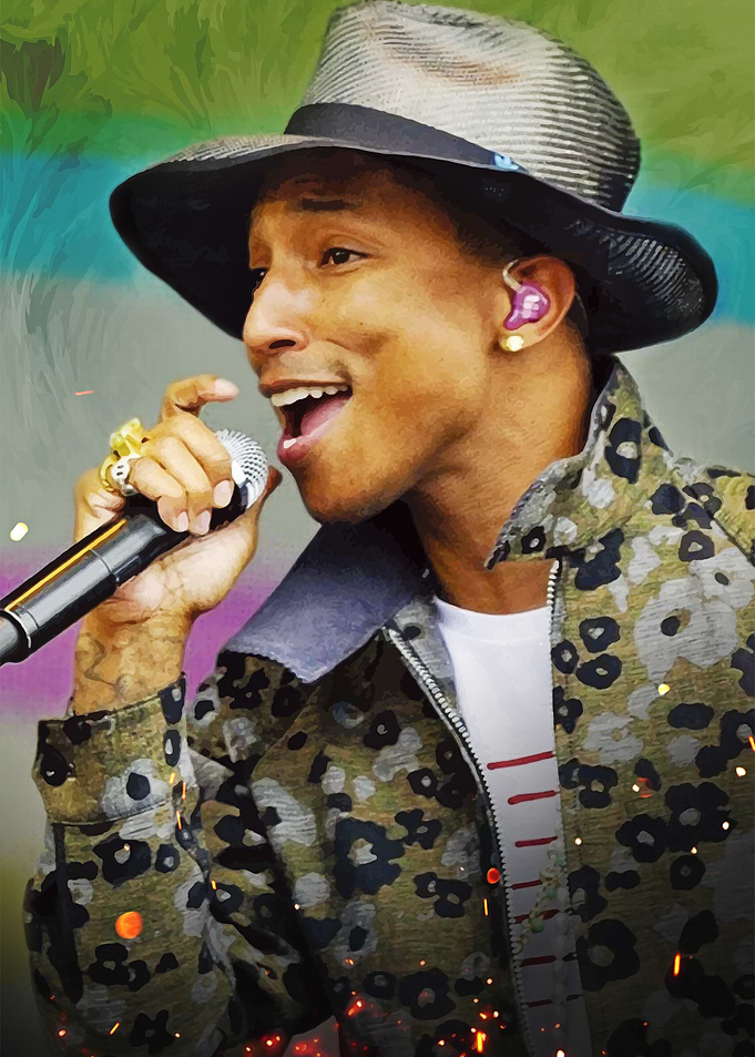 Pharrell Williams Singing