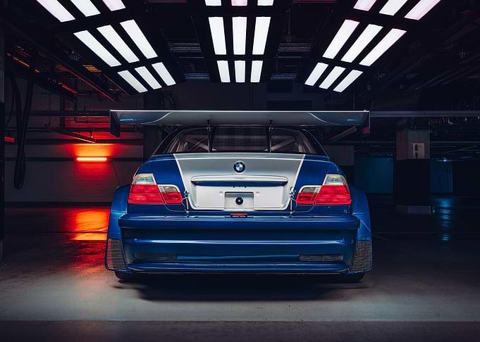 BMW M3 GTR Rear View