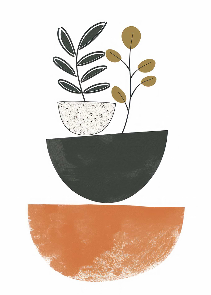 Abstract Plant Art