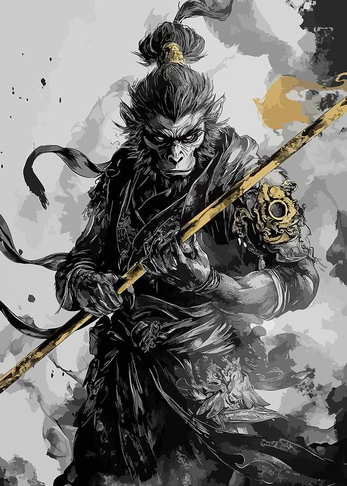 Monkey King with Staff