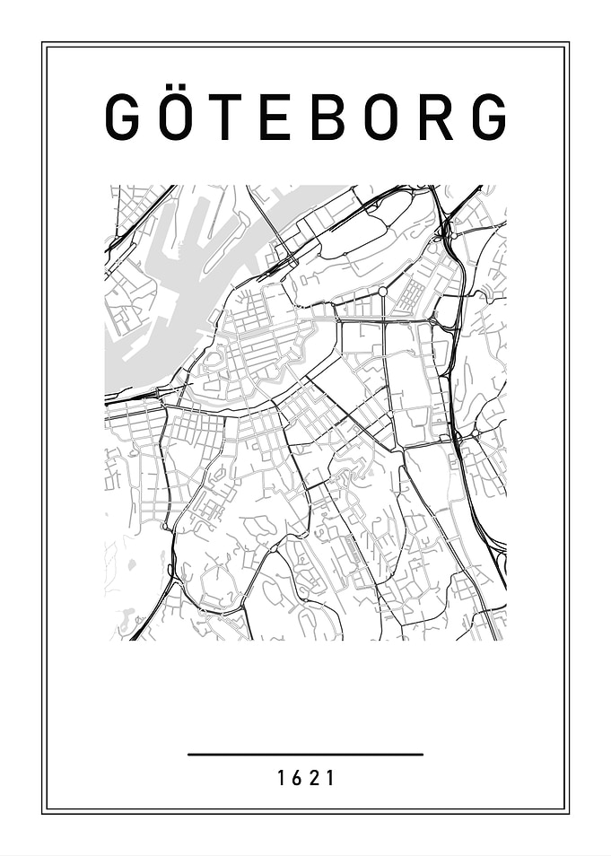 Gothenburg City Map