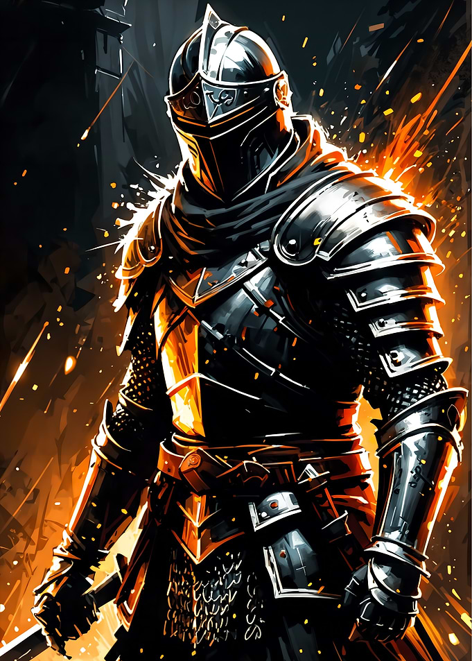 Dark Knight in Armor