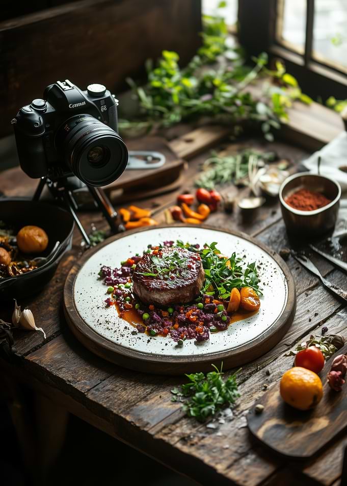 Steak Photography Setup