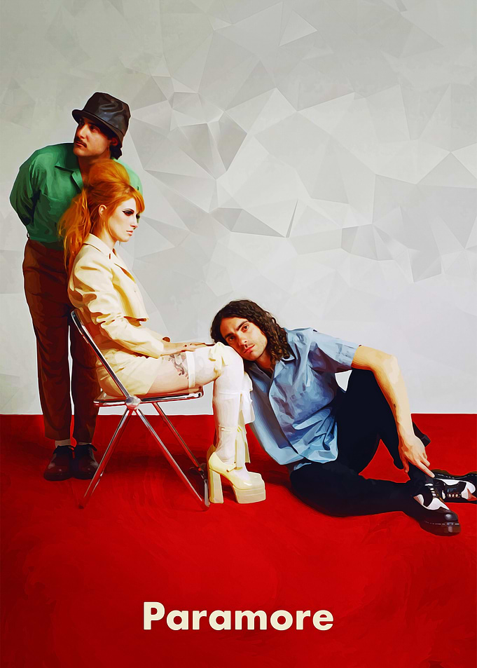 Paramore Band Poster
