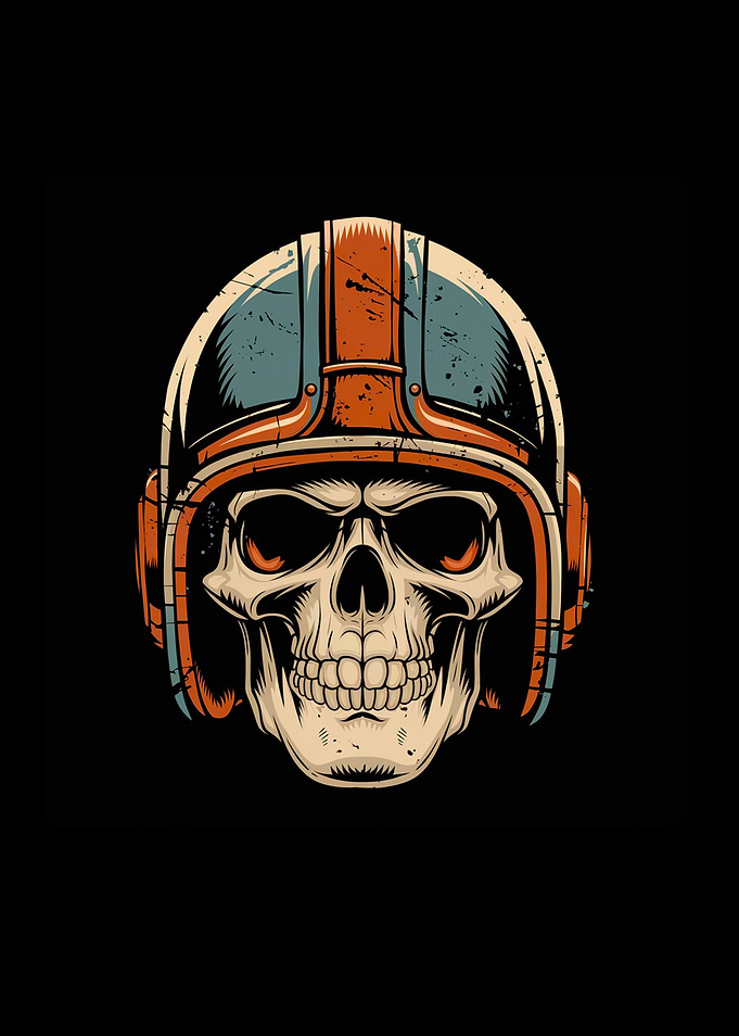 Vintage Skull Mod Sport