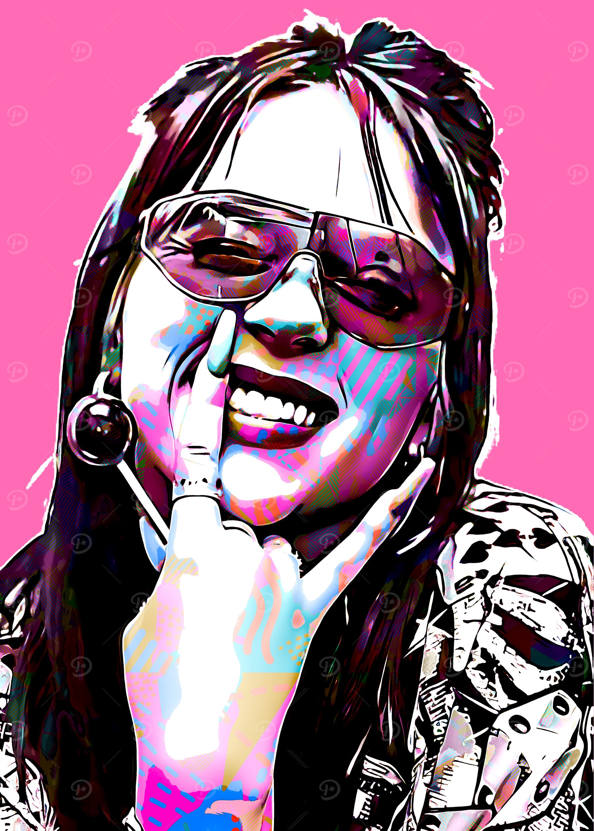 Pop Art Woman in Sunglasses