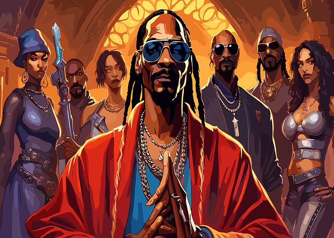 Snoop Dogg Fantasy Art