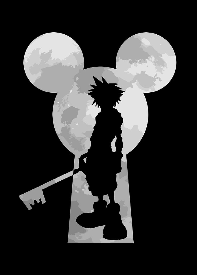Kingdom Hearts Sora Silhouette