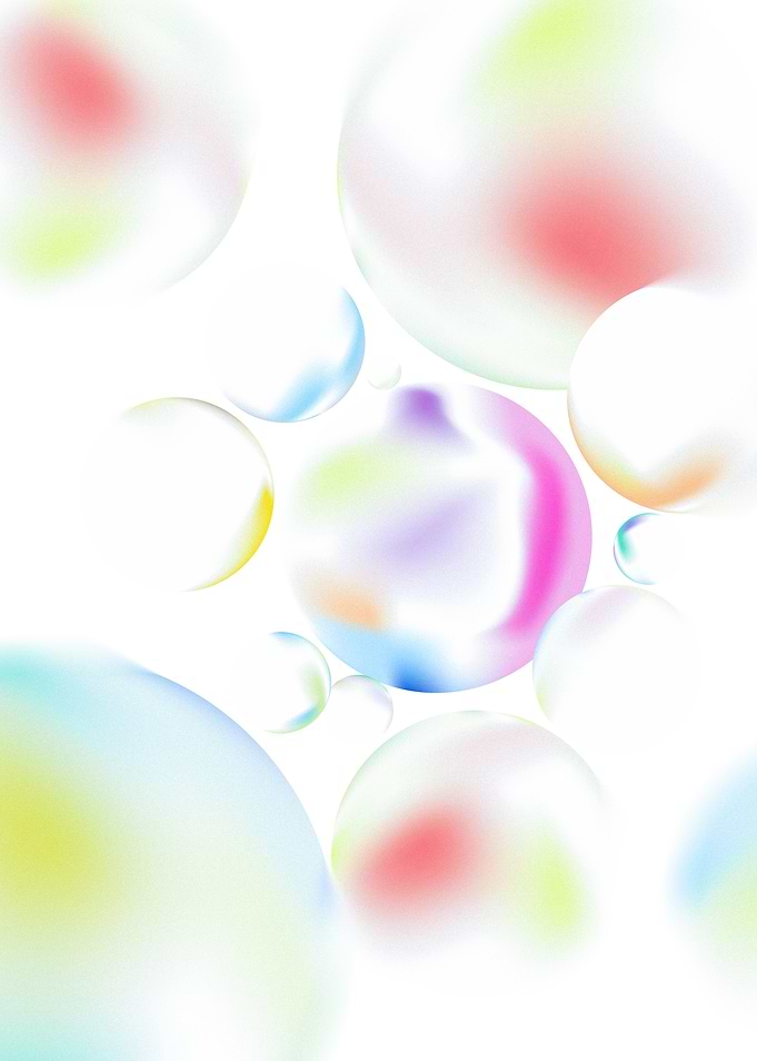 Abstract Colorful Bubbles