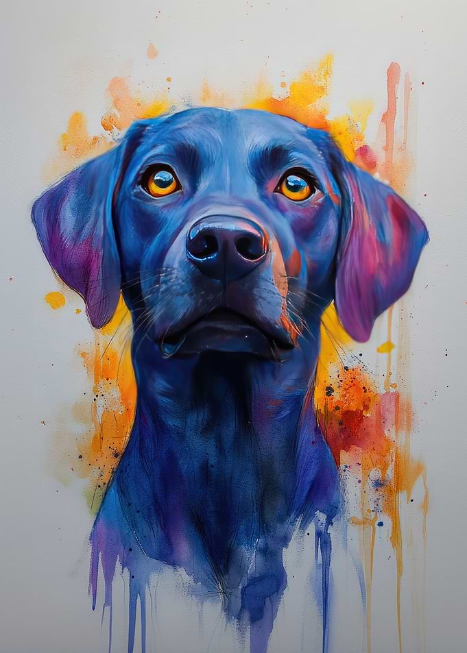 Labrador Retriever Dog Portrait