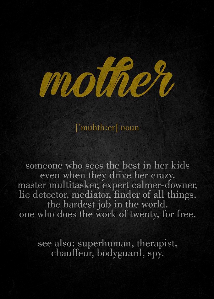 Mother Definition Print