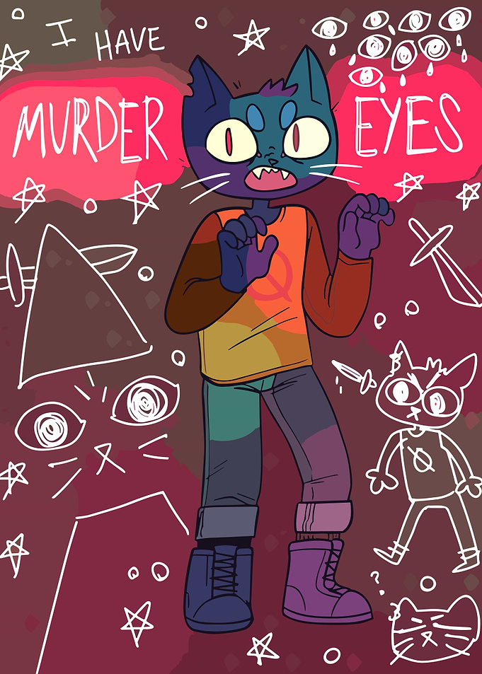 Murder Eyes Cat