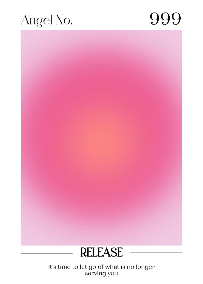 Angel Number 999 Poster