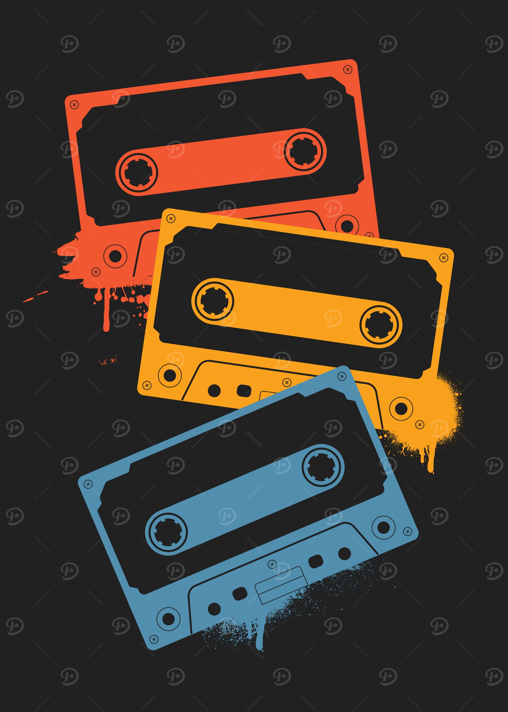 Retro Cassette Tapes