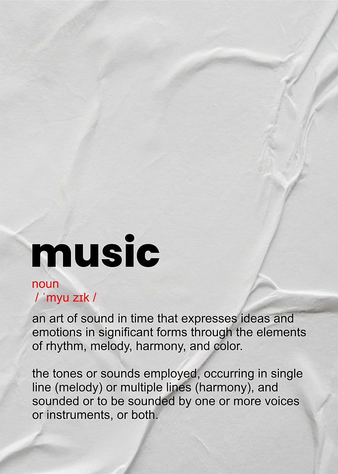 Music Definition Poster