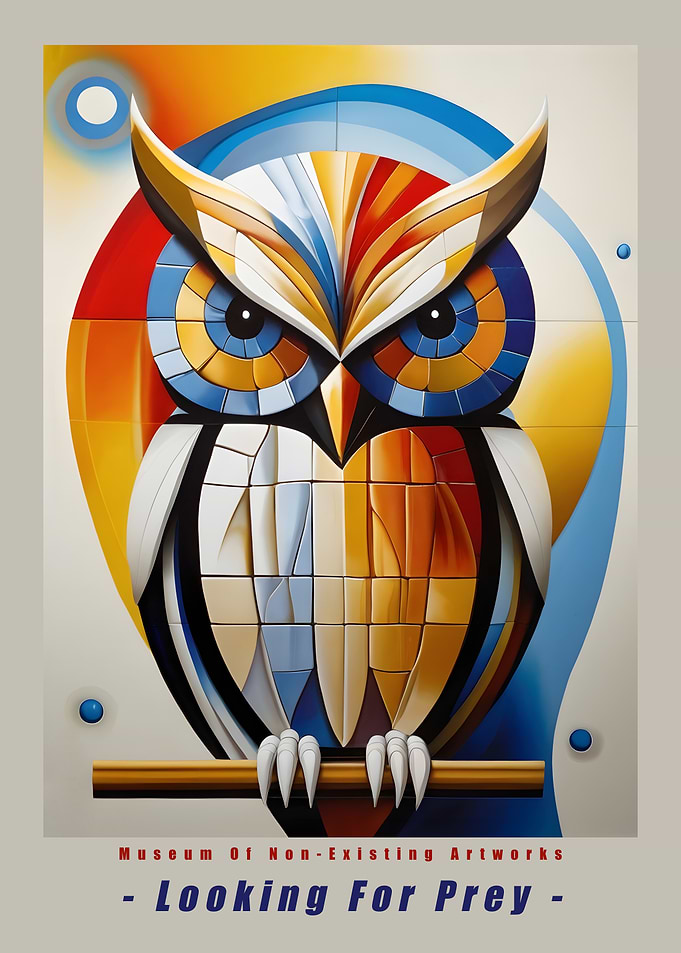 Owl Mosaic Artwork