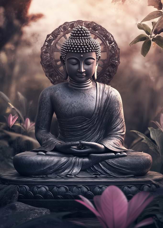 Buddha Statue in Meditation