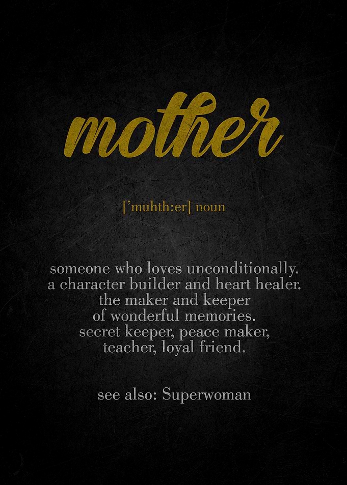 Mother Definition Print