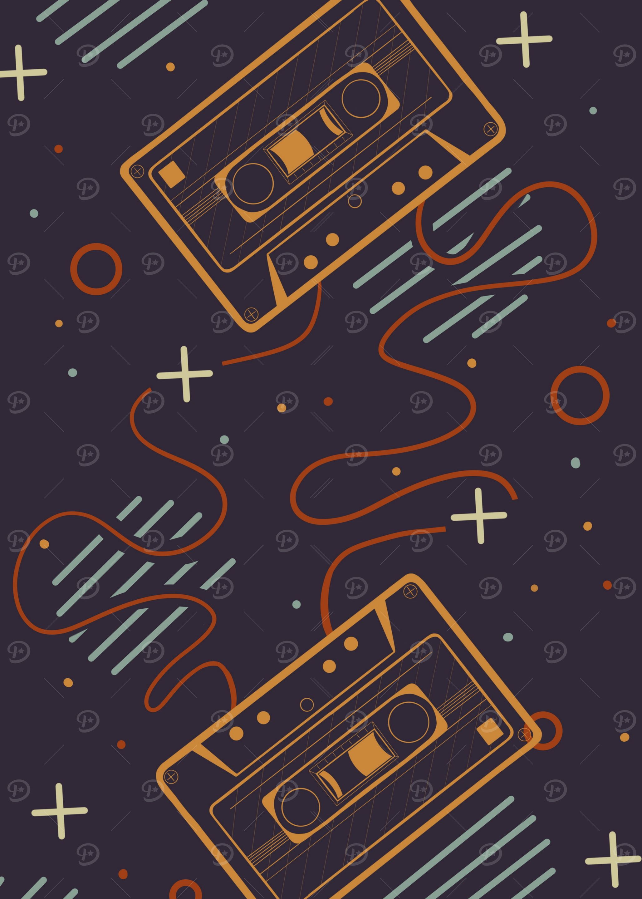 Retro Cassette Tapes