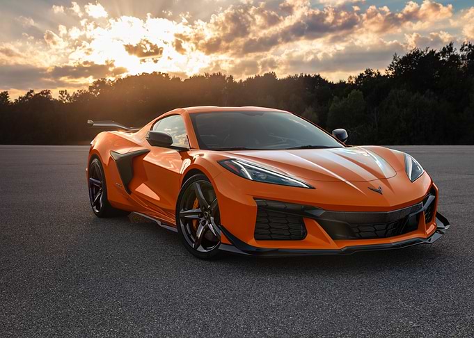 Orange Corvette Z06