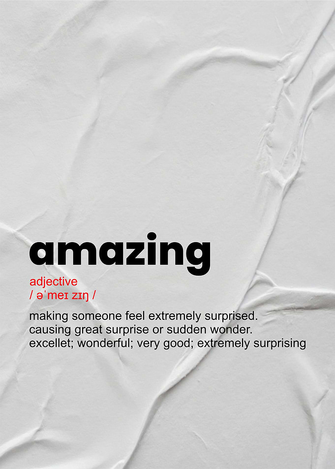 Amazing Definition Poster