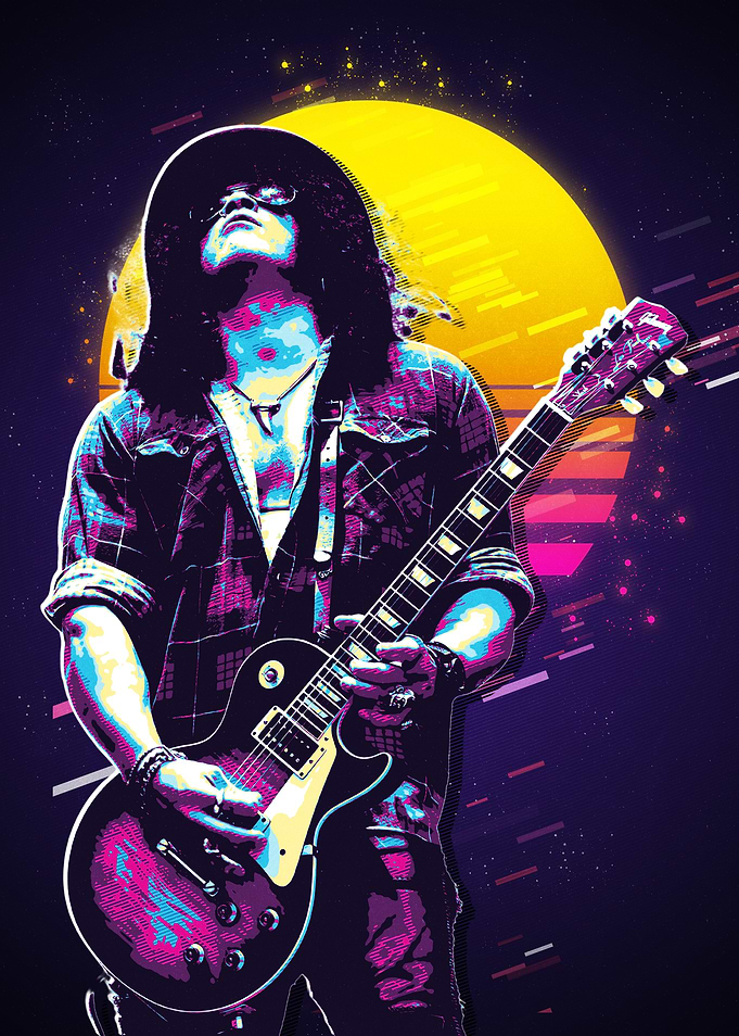 Slash Retro Art