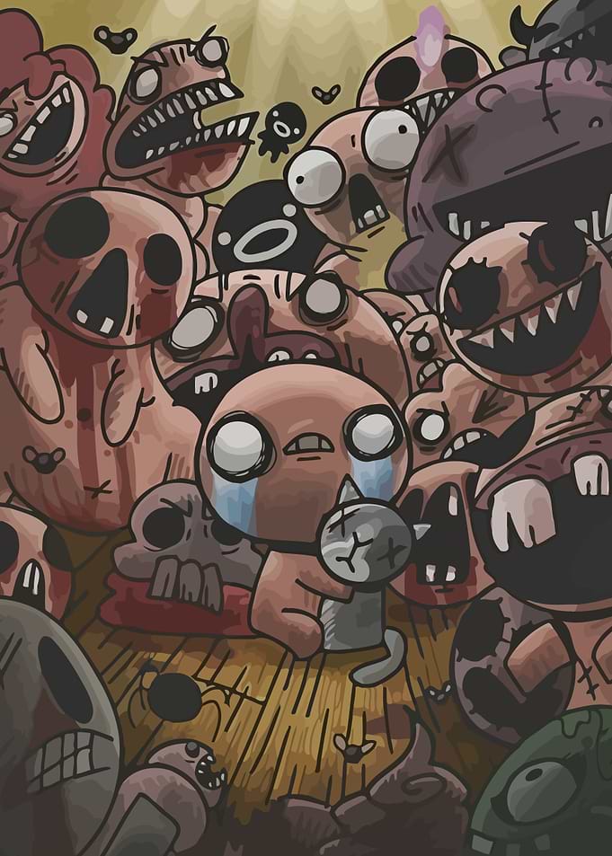 The Binding of Isaac Character Art