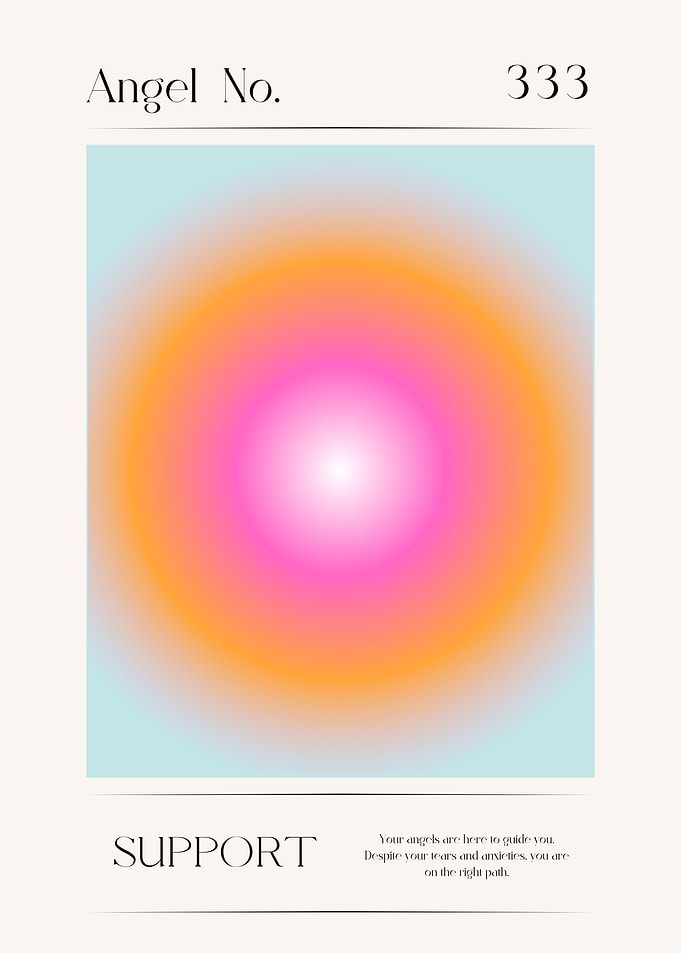 Angel Number 333 Poster