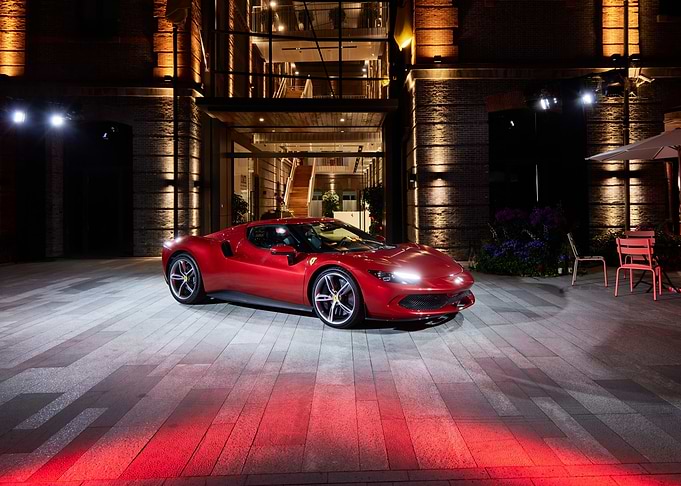 Red Ferrari SF90 Stradale