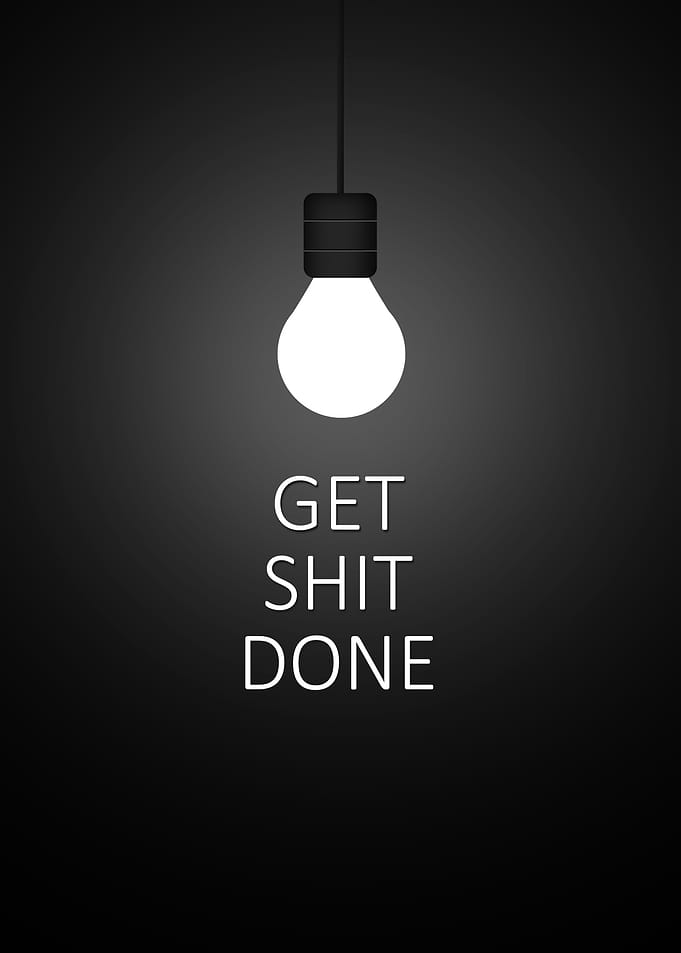 Get Shit Done Lightbulb