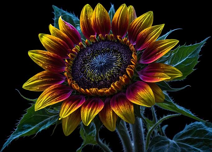 Vibrant Sunflower Close-Up