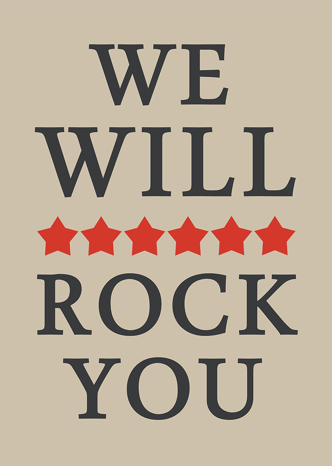 We Will Rock You Poster